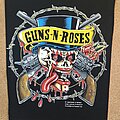 Guns N&#039; Roses - Patch - Guns N' Roses Backpatch - Revolver Skull