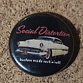 Social Distortion - Pin / Badge - Social Distortion Button - Kustom Made Rock N Roll