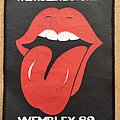 The Rolling Stones - Patch - The Rolling Stones Backpatch - Wembley 82