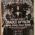 Cradle Of Filth - Other Collectable - Cradle Of Filth Poster - Darkly, Darkly, Venus Aversa