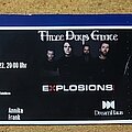 Three Days Grace - Other Collectable - Three Days Grace Ticket 09-21-22