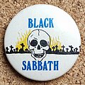 Black Sabbath - Pin / Badge - Black Sabbath Button - Burning Graveyard