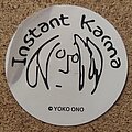 Yoko Ono - Other Collectable - Yoko Ono Sticker - Instant Karma