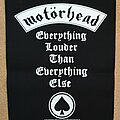 Motörhead - Patch - Motörhead Backpatch - Everything Louder Than Everything Else