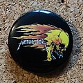 Metallica - Pin / Badge - Metallica Button - Flaming Skull