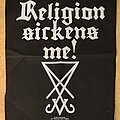 Dimmu Borgir - Patch - Dimmu Borgir Backpatch - Religion Sickens Me