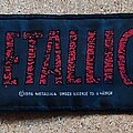 Metallica - Patch - Metallica Patch - Logo Stripe