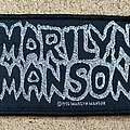 Marilyn Manson - Patch - Marilyn Manson Patch - Logo