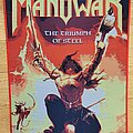 Manowar - Patch - Manowar - The Triumph of Steel - Backpatch, Red Border