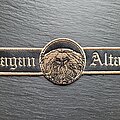 Pagan Altar - Patch - Pagan Altar - Logo - Faux Leather Patch, Beige Border