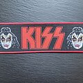 Kiss - Patch - Kiss - Gene Simmons Logo - Super Strip Patch, Red Border