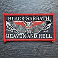 Black Sabbath - Patch - Black Sabbath - Heaven and Hell World Tour 1981 - Patch, Red Border