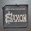 Saxon - Patch - Saxon - Heavy Metal for Muthas - Patch, Black Border