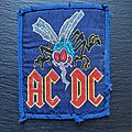 AC/DC - Patch - AC/DC - Fly on the Wall - Patch, Blue Border