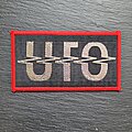 UFO - Patch - UFO - Glitter Logo - Patch, Red Border