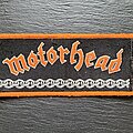 Motörhead - Patch - Motörhead - Chains - Patch, Orange / Red Border