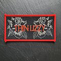 Thin Lizzy - Patch - Thin Lizzy - Black Rose - Patch, Red Border