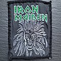Iron Maiden - Patch - Iron Maiden - First Album - Green Glitter Patch