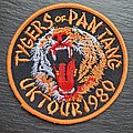 Tygers Of Pan Tang - Patch - Tygers of Pan Tang - UK Tour 1980 - Patch, Orange Border