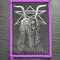Witchfynde - Patch - Witchfynde - Give 'em Hell - Patch, Purple Border