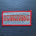 Scorpions - Patch - Scorpions - Glitter Logo - Patch, Red Border