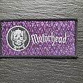 Motörhead - Patch - Motörhead - Purple Glitter Motörhead - Mini Strip Patch, Black Border