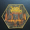 Seven Sisters - Patch - Seven Sisters - The Cauldron and the Cross - Patch, Gold Border