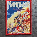 Manowar - Patch - Manowar - Hail to England 1984 - Patch, Red Border