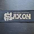 Saxon - Patch - Saxon - Heavy Metal for Muthas - Strip Patch, Black Border