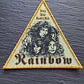 Rainbow - Patch - Rainbow - Long live Rock 'n' Roll - Patch, Gold Border