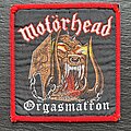 Motörhead - Patch - Motörhead - Orgasmatron - Patch, Red Border