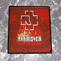 Rammstein - Patch - RAMMSTEIN - Burning Logo - Woven Patch