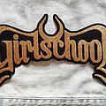 Girlschool - Patch - Girlschool - Logo Backshape