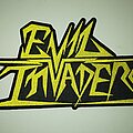 Evil Invaders - Patch - Evil Invaders - Logo Backshape