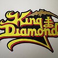 King Diamond - Patch - King Diamond - Logo Backshape