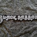 Black Sabbath - Patch - Black Sabbath - Logo Backshape