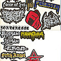 Fear Factory - Patch - Fear Factory Small Embroidered Patches - "F"