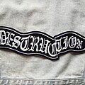 Destruction - Patch - Destruction - Logo Backshape