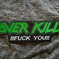 Overkill - Patch - Overkill - Logo Backshape