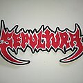 Sepultura - Patch - Sepultura - Logo Backshape