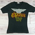 Saxon - TShirt or Longsleeve - Saxon - Denim and Leather tour 1981 original t-shirt