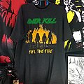 Overkill - Feel The Fire tour 1986 t-shirt