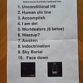 Avoid Humanity - Other Collectable - Avoid Humanity setlist