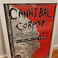 Cannibal Corpse - Other Collectable - Cannibal Corpse original 1995 Australian tour poster