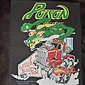 Poison - Patch - Poison Flesh & Blood 1990 Original Back Patch