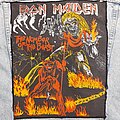 Iron Maiden - Patch - Iron Maiden number of the beast bootleg backpatch