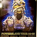 Iron Maiden - Other Collectable - Iron Maiden "Powerslave Tour" Reproduction Tin Sign