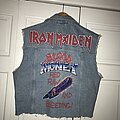 Iron Maiden - Battle Jacket - W.I.P. Vest with iron maiden and blood money painted on