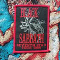 Black Sabbath - Patch - Black Sabbath Black Sabath Seventh Star Tour 1986 Red Border Patch