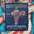 Iron Maiden - Patch - Iron Maiden Can I Play With Madness 1988 Blue Border Patch